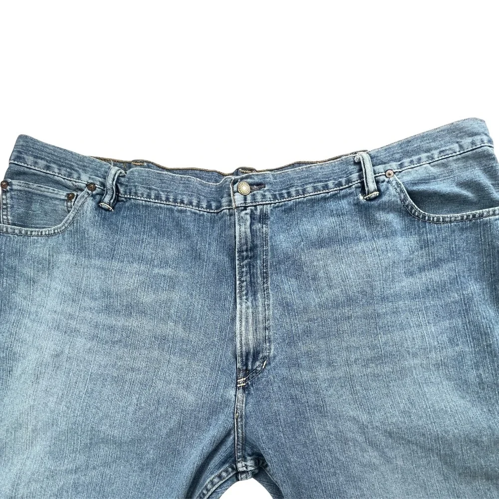 Polo Ralph Lauren 867 Classic Fit Mens 50x30‎ Jeans Medium Wash Denim *Flaw